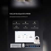 MCHOSE V9 Turbo+ Headset Gaming Nirkabel Dengan Driver 60mm, Daya Tahan Baterai hingga 200 Jam, Latensi Rendah 15ms, RGB, Dock Pengisian Daya Magnetik