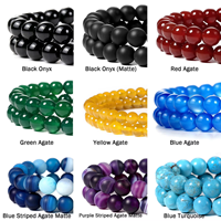 Perles en pierre naturelle en gros : Lapis Lazuli, Citrine, Grenat, Amazonite, Agate, Améthyste, Pierre de Lune, Labradorite, Agate Dentelle, Œil de Tigre, Unakite