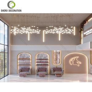 Ensemble de mobilier de salon de beauté pour femmes élégantes, design de salon de beauté de haute qualité, vitrine avec comptoir d'accueil - Product Image 4