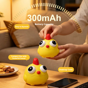 Altavoz Bluetooth con Forma de Pato, Mini Caja de Música Portátil Inalámbrica TWS, Altavoz de 5W con Micrófono, Juguete Antiestrés, Regalo para Niños y Adultos - Product Image 5