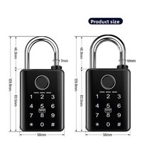 Candado Inteligente Tuya con Huella Dactilar de Aleación de Zinc, para Exteriores, IP67, Impermeable, sin Llave, con Tarjeta RFID Digital, Desbloqueo por Contraseña, Cerradura de Puerta Remota