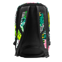 Nouveau sac à dos tendance sans couture, style graffiti urbain, matériau résistant aux rayures, sac de street art, sac à dos pour ordinateur portable, pour les voyages, le sport, l'école