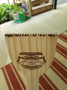 Cepillo para <span class=keywords><strong>Parrilla</strong></span> de Barbacoa Seguro y sin Cerdas, Alternativa de Limpieza Fácil, Raspador de Madera para <span class=keywords><strong>Parrilla</strong></span>, Tenedores, Disfruta de una Barbacoa Segura - Product Image 5