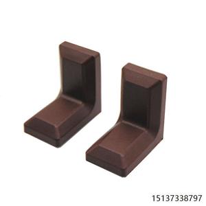 Support d'angle en plastique Xinshengfa avec couvercle, support d'angle droit pour étagère de meuble, accessoires de quincaillerie, noir et blanc - Product Image 4