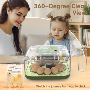 Wonegg mới Độ ẩm kiểm soát thương mại hộ gia đình thông minh nở 12 lồng ấp trứng hoàn toàn tự động - Product Image 2