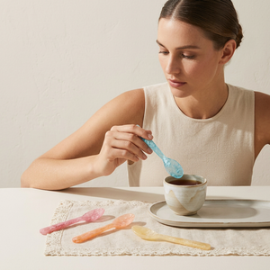 Resin <b>Salad</b> Spoons Set Pastel Colors Eco-Friendly Dishwasher Safe Manual <b>Salad</b> <b>Tools</b> - Product Image 1