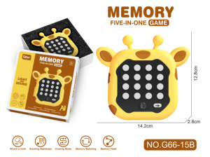 Tic Tac Toe 5 Modes en 1 Apprentissage Jeux de mémoire magique Whack a Mole Clignotant <span class=keywords><strong>Cube</strong></span> en plastique Impulse & Nouveauté Jouets pour enfants Enfant - Product Image 4