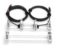 Medidor de Flujo Ultrasónico Portátil Digital No Invasivo para Líquidos, con Abrazadera para Tuberías de Agua y Aceite, RS485, 4-20mA, IP68