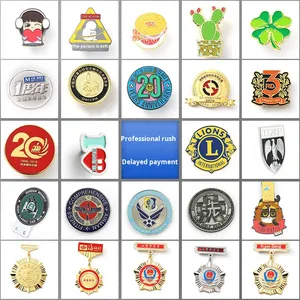 Tùy Chỉnh Kim Loại Men Giống Như Vàng Mạ Sơn Khắc Trâm Huy Hiệu Trường Biểu Tượng Công Ty Logo Huy Chương Tùy Biến - Product Image 3