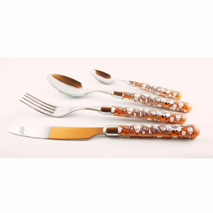 Couverts en argent moins chers de haute qualité en acier inoxydable cuillère couteau et fourchette ensemble de couverts pour hôtel Resort Restaurant vaisselle - Product Image 1