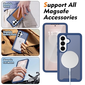 Convient pour l'écran mat S26ultra avec <span class=keywords><strong>coque</strong></span> magnétique pour téléphone S24plus et protection anti-chute S25 étoilée - Product Image 4