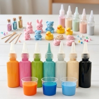 Colorant liquide en silicone de qualité alimentaire, non toxique, à haute concentration, pigment organique, caoutchouc RTV/autocatalysant au platine pour jouets souple et projets DIY