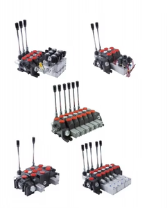 3 Spool Monoblock <b>Hydraulic</b> Control Valve Manual Directional Valve for Log Splitter Wood <b>Cutter</b> - Product Image 2