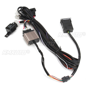 Couvre-sièges chauffants universels en fibre de carbone pour 2 sièges, 4 plaques chauffantes 12V, 2 boutons, interrupteur 5 niveaux, pour l'hiver - Product Image 5