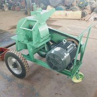 Trituradora de Madera de Aserrín, Máquina Trituradora de Ramas de Madera a Gasolina, Astilladora de Madera Biológica