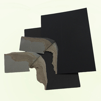 Papier kraft/carton noir laminé en pâte de bois recyclable, anti-déformation, écologique, pour emballage cadeau et emballage de palettes, impression offset