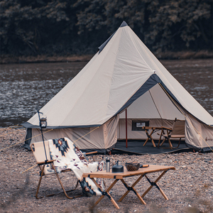 Tenda a Campana Yurt da <span class=keywords><strong>Campeggio</strong></span> Esterno 3M 4M 5M <span class=keywords><strong>in</strong></span> Tessuto di Cotone, Impermeabile e Ignifuga, per Glamping - Super Offerta - Product Image 2