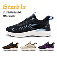 Fabricant de baskets décontractées pour hommes de toutes sortes, avec lacets, en tissu mesh léger, style marche