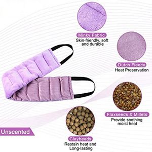 Microgolfverwarmingskussen Voor Nekschouders En Rugpijnverlichting Herbruikbaar Gewogen Verwarmde Verpakking In De Magnetron - Product Image 3