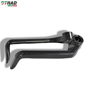 1 Par de Protectores de Manillar Universales de Fibra de Carbono Real para Motocicleta, Accesorios de Protección Segura - Product Image 6