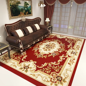 Alfombra Tejida Wilton, Alfombra Moderna de Polipropileno con Diseño Cuadrado Grande Personalizado, para Hogar, Hotel, Restaurante - Product Image 1