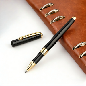 Hoogwaardige metalen gelpennen groothandel rollerball luxe signatuurpennen met aangepast logo geschikt als relatiegeschenken voor klanten - Product Image 2