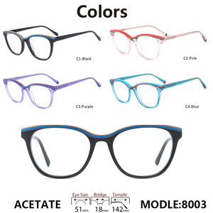 High Quality Acetate Optical <strong>Frames</strong> Professional Custom Cat-Eye Eyewear Colorless Lens Eyeglasses <strong>Frames</strong> for Women - Product Image 3
