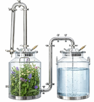 Machine d'extraction d'huiles essentielles de 30L pour usage domestique et équipement de micro-distillerie pour petites entreprises