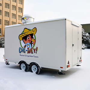 Trattore Alimentare Mobile Personalizzato dalla Fabbrica Honlu, Rimorchio per Fast Food, Rimorchio per Gelati, Food Truck con Cucina Completa - Product Image 5