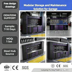 Gabinete de Herramientas Modular de Acero Resistente Personalizado, Solución de Almacenamiento para Garaje, Adecuado para Talleres de Mantenimiento - Product Image 4