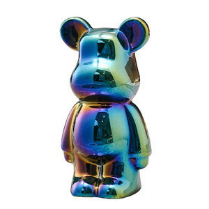 Đồ trang trí nhà cửa bằng gốm hình gấu, thiết kế hoạt hình sáng tạo, để trên tủ rượu, bàn trà phòng khách - Product Image 2