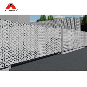Alumtimes Lasercut Façade extérieure en aluminium Panneaux de revêtement mural Rideau acoustique imperméable Style arabe <span class=keywords><strong>Mashrabiya</strong></span> - Product Image 2