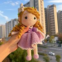 Multi Pretty Crochet Princess Dolls Mermaid Doll Jouets faits à la main pour enfants Amigurumi Princess Baby Toys Amigurumi Doll