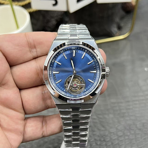 Reloj de Lujo de Alta Gama para Hombre 2026, Correa de Acero Inoxidable, Esfera Azul, Tourbillon Automático de Primera Calidad, Listo para Enviar, Nueva Llegada - Product Image 1