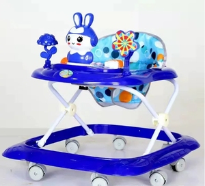 Nouveau Trotteur Bébé en Plastique Rose Anti-Renversement avec Fonction Assis-Debout et Musique Éducative pour Enfants - <span class=keywords><strong>Prix</strong></span> Abordable - Product Image 4