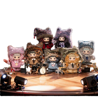 MayMei Kitten Academy Cat Academy Series Boîte aveugle en peluche PVC Porte-clés Trendy Art Toy Figure Mini peluche 1/6 Scale Bag