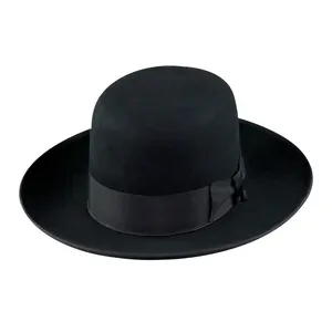 LiHua High Quality Fashion 100% Wool Felt Hat Wool Felt Sombrero Hat