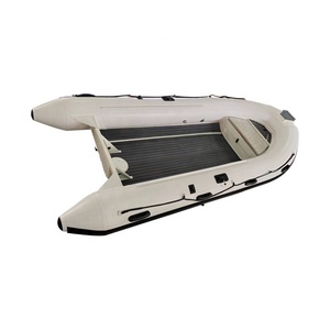 Bateau gonflable en PVC/Hypalon, 14 pieds, <span class=keywords><strong>420</strong></span>, coque en V profond, <span class=keywords><strong>Semi</strong></span>-<span class=keywords><strong>rigide</strong></span>, en aluminium, pour la pêche - Product Image 4