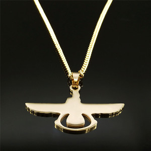 Collier Hip Hop Zoroastrianisme 2026 en Acier Inoxydable 316 Plaqué Or 18K PVD, Bijoux de Mode Raffinés pour Hommes et Femmes - Product Image 5