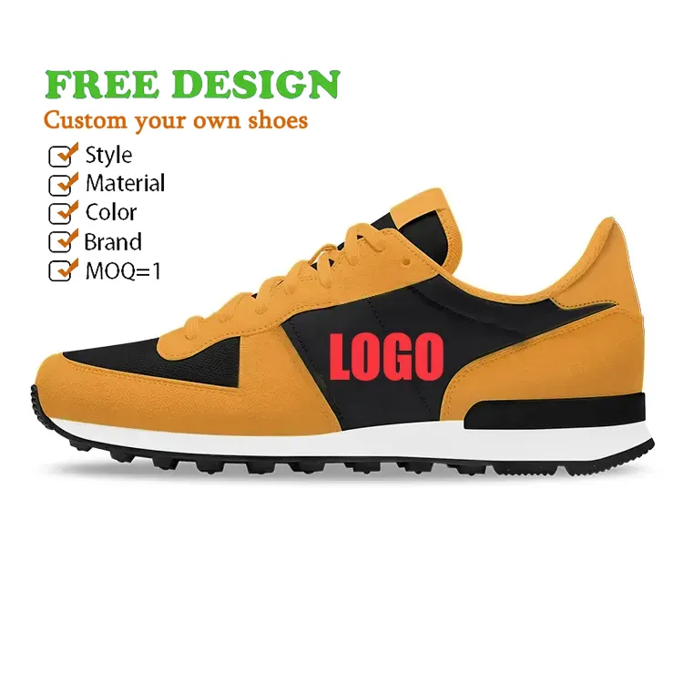 Designer Sneaker Training Sport zapatos mujeres Mens Mesh Leather Luxury Retro Walking Style Shoes Custom Running Shoe With Logo