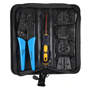 HS-30J Portable Crimping <b>Pliers</b> <b>Set</b> For Terminals Industrial Grade Front Entry High Carbon Steel - Product Image 5