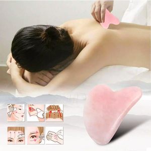 Outil <span class=keywords><strong>de</strong></span> massage Gua Sha <span class=keywords><strong>en</strong></span> pierre <span class=keywords><strong>de</strong></span> jade naturelle pour le visage et le corps, planche <span class=keywords><strong>de</strong></span> Guasha faciale, outil <span class=keywords><strong>de</strong></span> raclage <span class=keywords><strong>de</strong></span> la peau, pierre rose avec logo personnalisé - Product Image 5