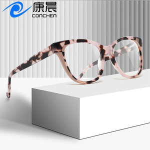 Montures de lunettes ovales en acétate tendance, monture complète unisexe FP2036, origine Wenzhou - Product Image 4
