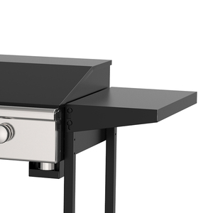 Portátil de acero inoxidable 6 quemador comercial barbacoa Plancha parrilla de Gas con carro - Product Image 4