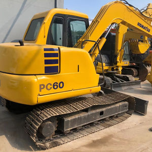 Excavatrice sur chenilles Komatsu PC60-7 PC55MR PC35MR 6 tonnes d'occasion, équipement de construction en excellent état, Komatsu PC70-8 PC56-7 - Product Image 1