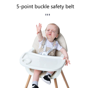 Silla de comedor moderna para niños, asiento antideslizante de alta calidad, altura ajustable, con plato, <span class=keywords><strong>2022</strong></span> - Product Image 4