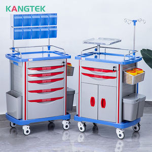 Kangtek Fabriek Directe Kliniek Abs Medicine <span class=keywords><strong>Trolley</strong></span> Anesthesie Medische Crash Cart - Product Image 3