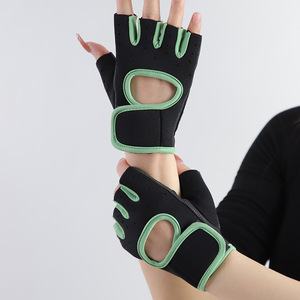Women's Custom Workout <b>Gloves</b> Fingerless Polyester Gym Weight Lifting <b>Gloves</b> - Product Image 5