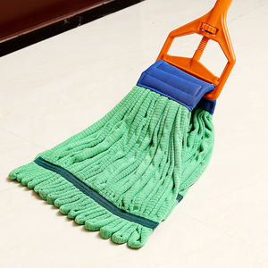 Serpillère plate en microfibre pour usage commercial, serpillère à poussière en microfibre, tête de serpillère de remplacement humide, vente en gros - Product Image 1