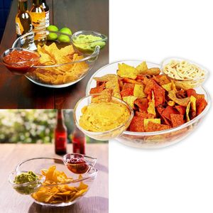 Chip e Dip Salada Fruteira Set 3L Tigela Principal, 180ml Dipping Bowls - Product Image 5